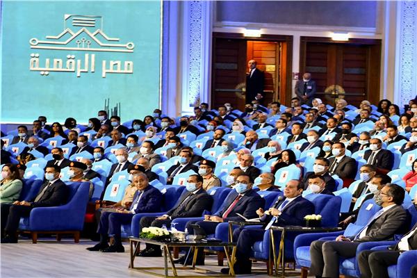 الرئيس السيسي خلال الاحتفالية