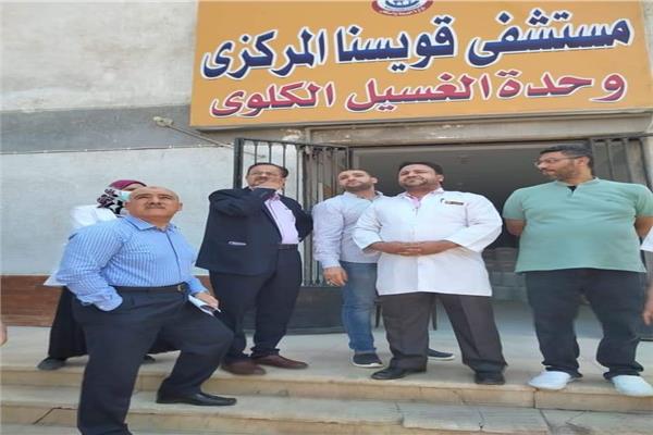 وكيل صحة المنوفية يتفقد سير العمل بمستشفى قويسنا المركزي