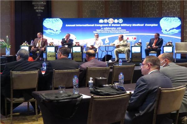 جانب من مؤتمر جراحات المخ والأعصاب بمجمع الجلاء الطبى