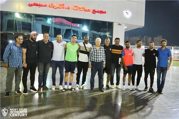 لاعبو الزمالك يهنئون مرتضى منصور بعيد الأضحى