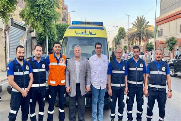  انتشار  112 سياره اسعاف  لتأمين احتفالات المواطنين  عيد الاضحى  ب سوهاج
