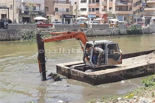 بتكلفة 3 مليون جنيه تطهير بحرمويس بالشرقية 