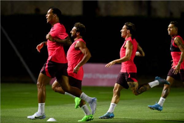 جانب من تدريبات ليفربول