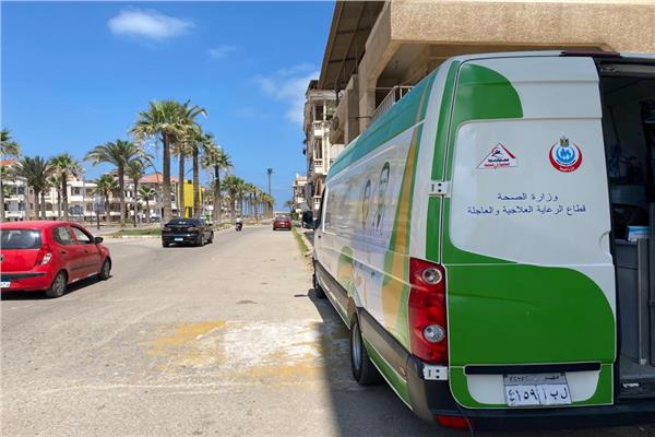 عيادة طبية لتأمين شواطئ رأس البر
