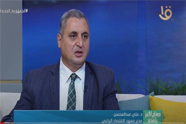 الدكتور علي عبدالمحسن مدير معهد الاقتصاد الزراعي