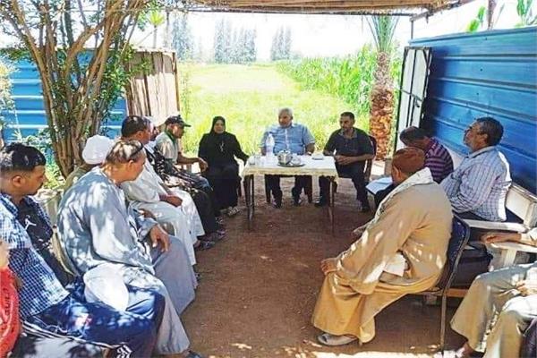 يوم حقل بالتعاون مع معهد المحاصيل الحقلية