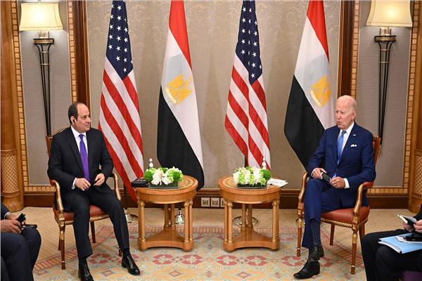 جو بايدن وعبد الفتاح السيسي