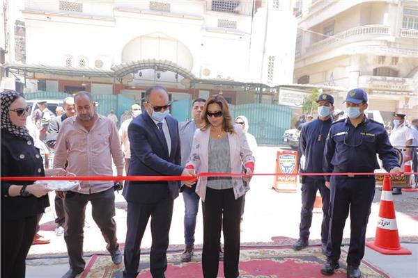 الدكتورة منال عوض محافظ دمياط تفتتح مبنى الحماية المدنية الجديد 