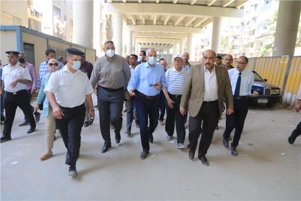 محافظ الجيزة يتفقد محور الفريق كمال عامر للوقوف على نسب التنفيذ 