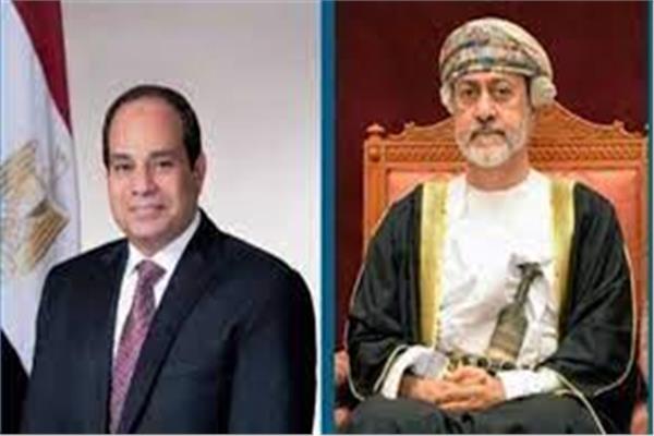  سلطان عمان هيثم بن طارق والرئيس عبد الفتاح السيسي
