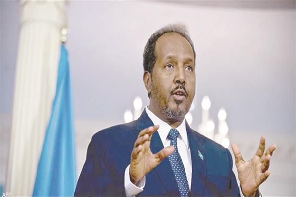 الرئيس الصومالى حسن شيخ محمود