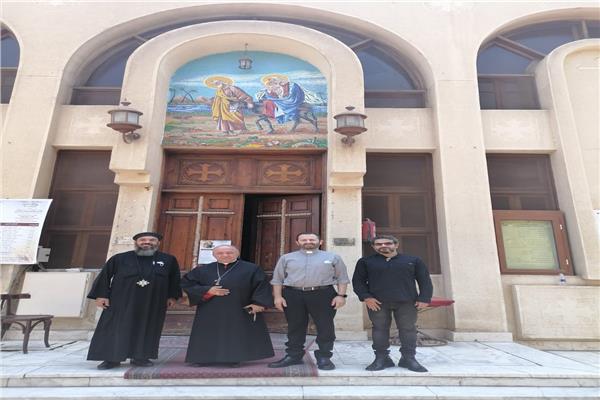 المطران شيحان يزور كنيسة القديس يوسف النجار