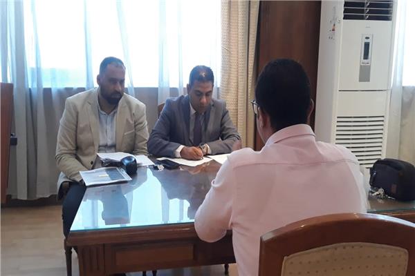 فعاليات المقابلات الشخصية للمتقدمين للعمل بالوظائف القيادية والإشرافية بجنوب سيناء