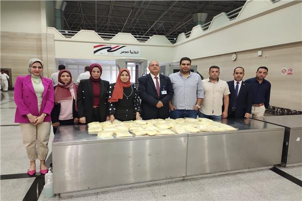 جمارك مطار أسيوط تضبط  تهريب كمية من غذاء ملكات نحل   