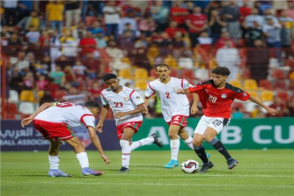 جانب من مباراة منتخب مصر للشباب امام عمان