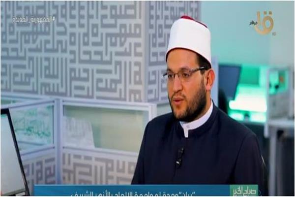  الشيخ بلال خضر رئيس قسم المتابعة الإلكترونية وعضو مركز الأزهر للفتوى الإلكترونية