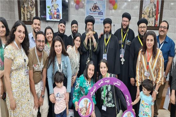 الأنبا ثاؤفيلس يشارك في موتمر "بيت على الصخر" بمنفلوط