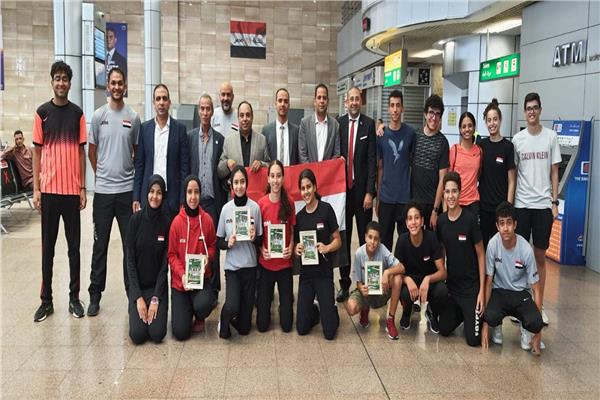وزارة الرياضة تستقبل بعثة المنتخب الوطني لتنس الطاولة بعد تصدرهم للبطولة الافريقية وزارة الرياضة تستقبل بعثة المنتخب الوطني لتنس الطاولة بعد تصدرهم للبطولة الافريقية
