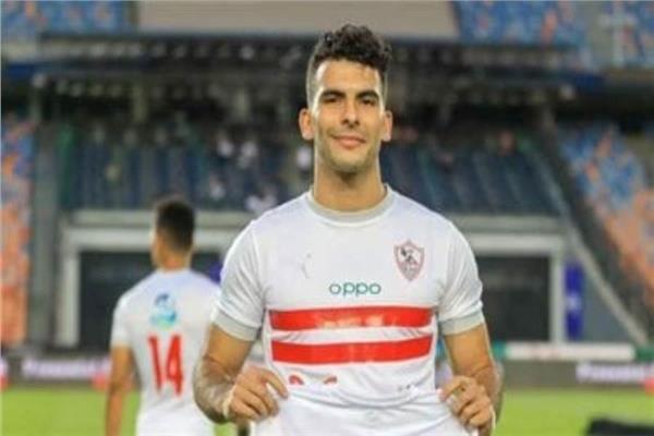 لاعب نادي الزمالك أحمد سيد زيزو 