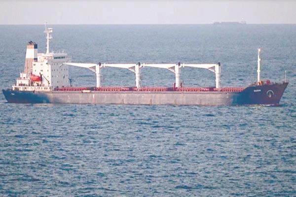 سفينة الشحن «رازوني» قبالة سواحل اسطنبول