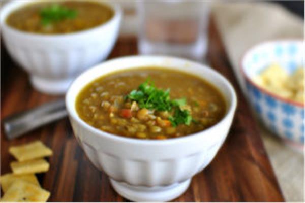  شوربة الماش بالدجاج