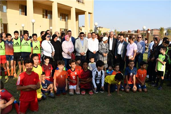 جولة تفقدية لمراكز شباب الندى والصفوة بحدائق أكتوبر