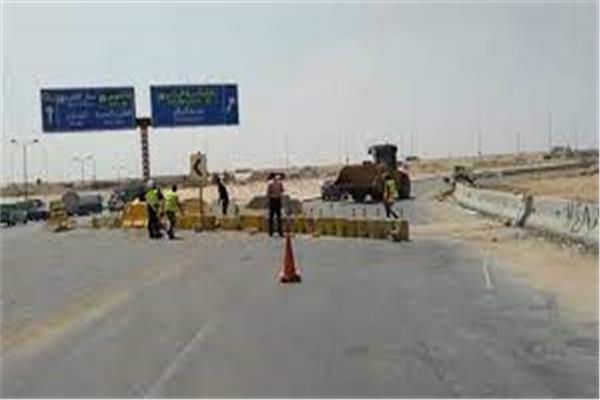 طريق الاشمونين بملوي