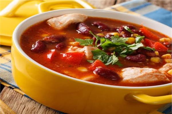  شوربة الدجاج المكسيكية