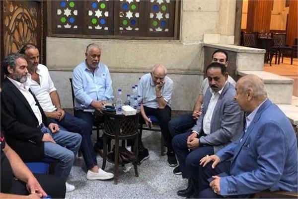 أشرف زكي ورشوان توفيق وأحمد عبد العزيز