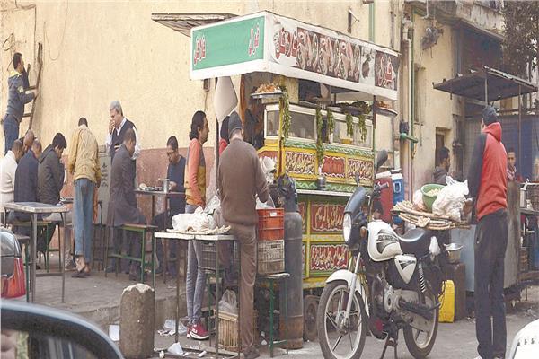 عربات الفول المدمس