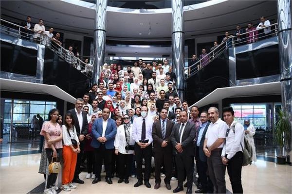 زيارة ميدانية لطلاب جامعتي القاهرة والمستقبل الى المنطقة التجارية اللوجستية بطنطا