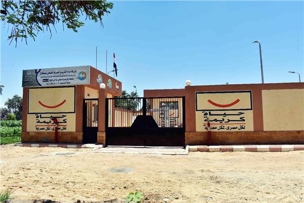 محطة رفع صرف صحي قرية "نزالي داوود" بمركز طهطا