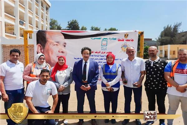 قافلة جامعة طنطا الطبية 
