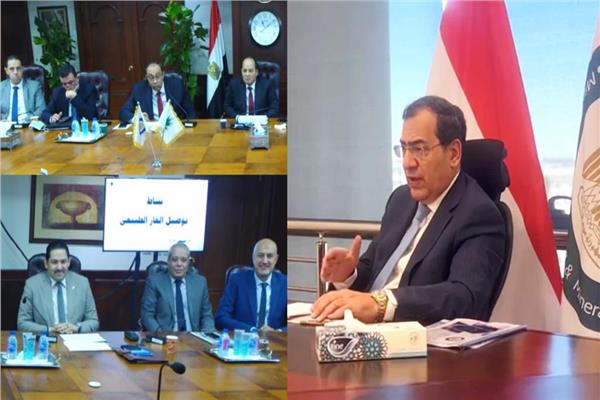 جانب من اجتماع وزير البترول 
