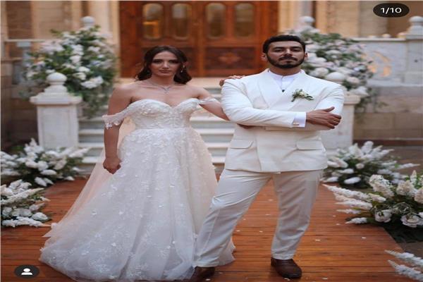 المخرج والممثل علي العربي وراقصة الباليه اسمينا جاني