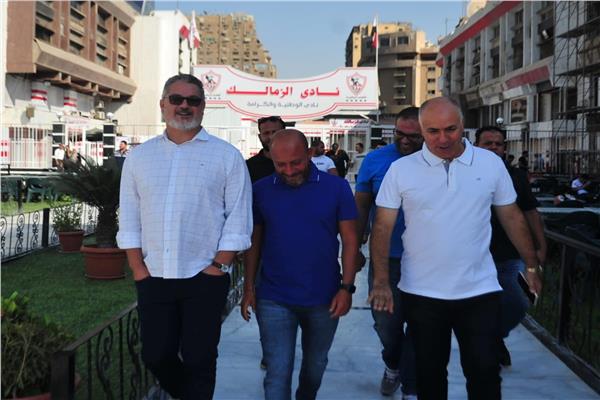 ميكالي أثناء وجوده في الزمالك 