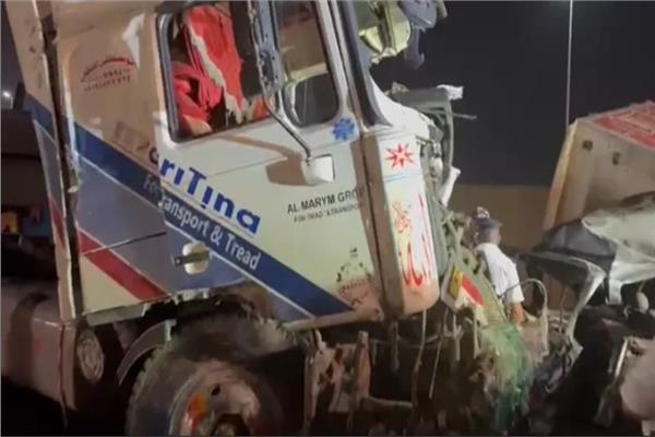 حادث تصادم مروع ، أعلى الطريق الدائرى بالجيزة