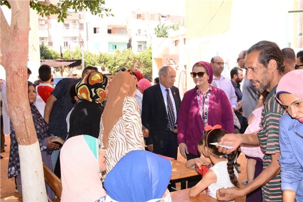 القافلة الطبية الخيرية بمدرسة الشهيد أحمد جلال 