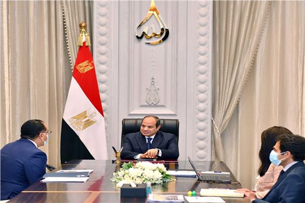 الرئيس السيسي خلال اللقاء