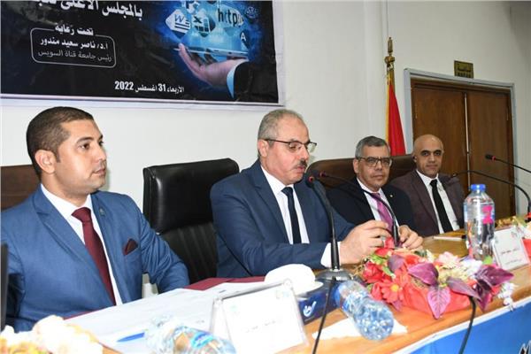 جامعة القناة تستضيف الاجتماع الدوري التاسع للجنة التنفيذية للتدريب بالمجلس الأعلى للجامعات