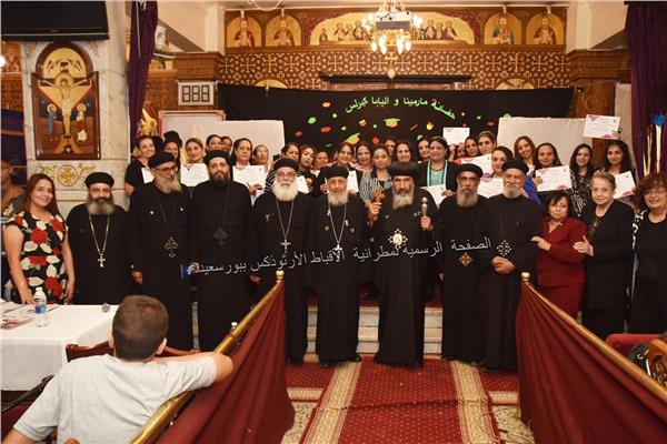 فاعليات حفل تخرج دفعة عام ٢٠٢٢ من اطفال حضانة "مارمينا والبابا كيرلس