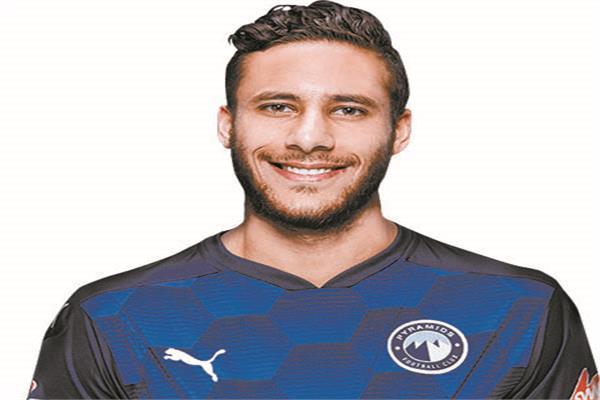 رمضان صبحي  نجم فريق بيراميدز 