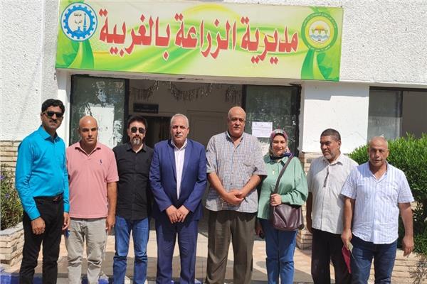 وفد دولي  يزور زراعة الغربية لتطبيق مبادرة تنمية انتاج القطن 
