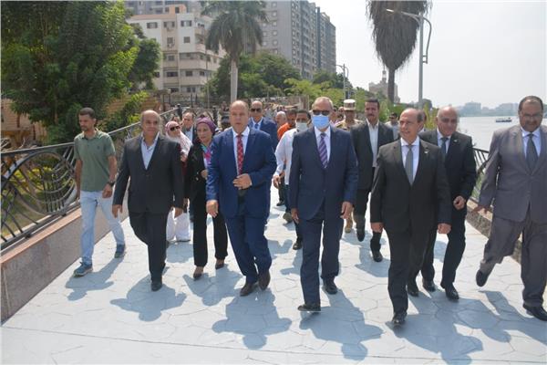 محافظ القليوبية يفتتح المرحلة الثانية من ممشى أهل مصر