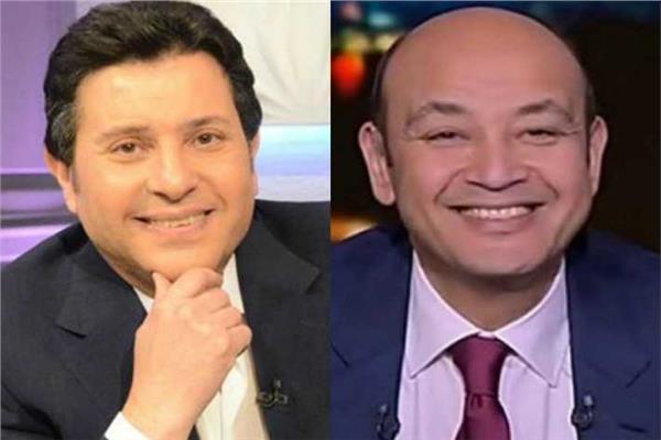 عمرو أديب وهاني شاكر
