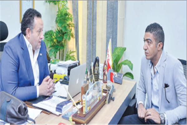 د. محمد عبدالغنى أثناء حواره مع «الأخبار»
