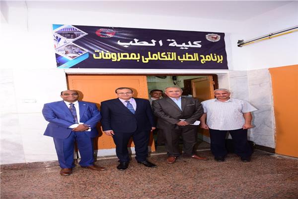 تفقد الدكتور مصطفي عبدالخالق رئيس جامعة سوهاج