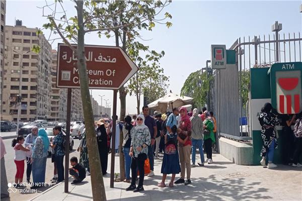 متحف الحضارة يشهد اقبال كبير