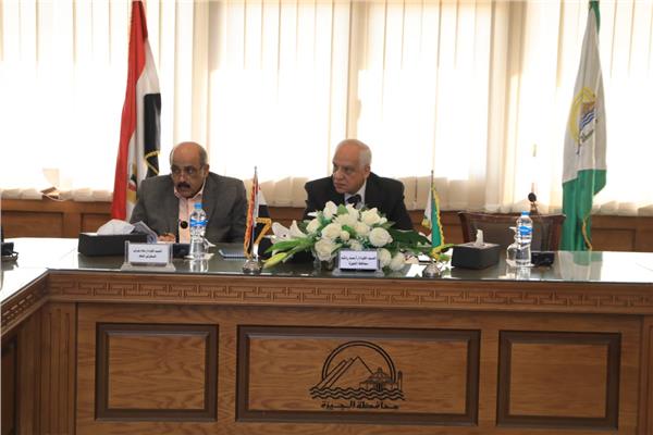 للواء أحمد راشد محافظ الجيزة