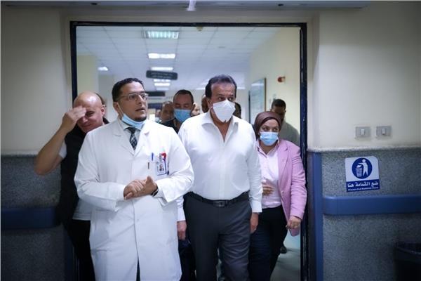 جولة الدكتور خالد عبدالغفار وزير الصحة والسكان